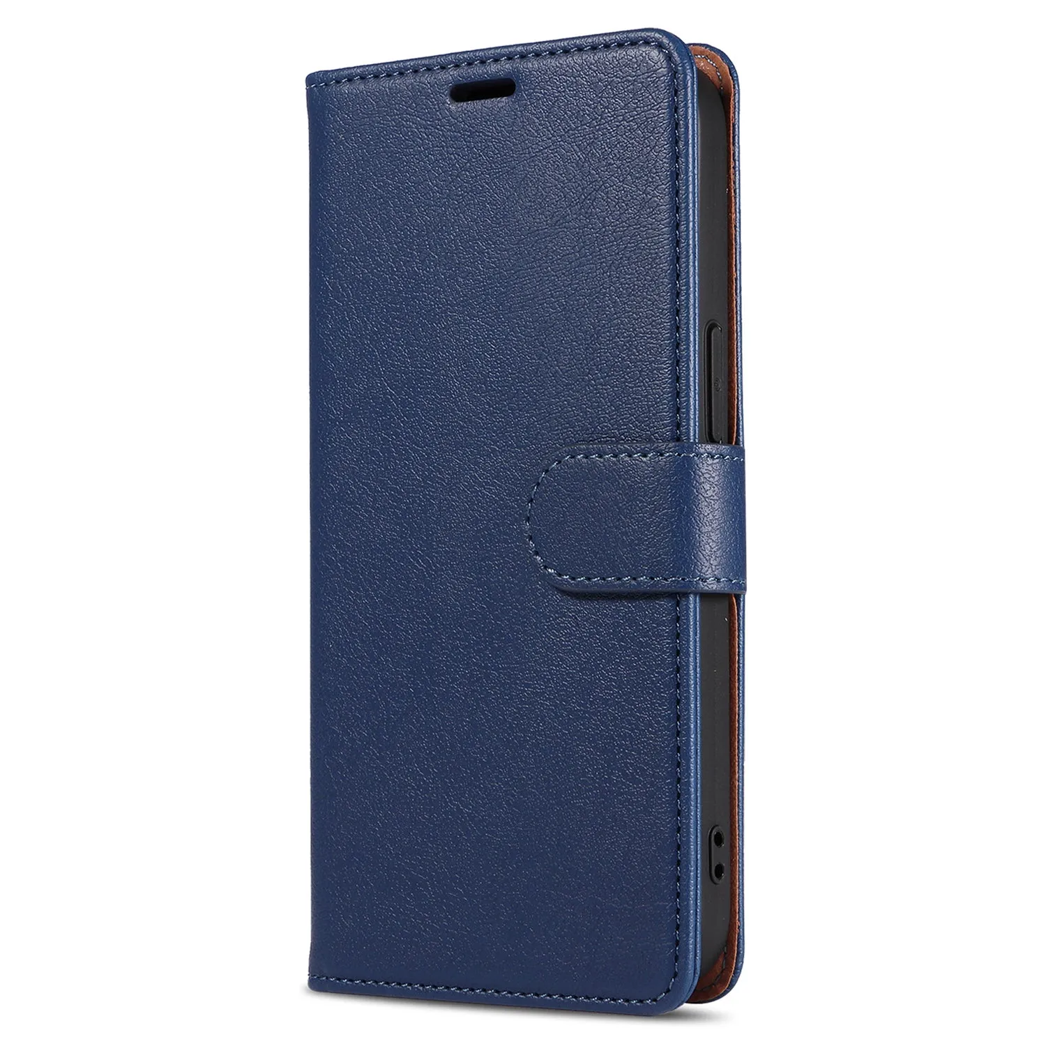 001 For iPhone 15 Pro Max Magnetic Closure Phone Case RFID Blocking Wallet  PU Leather Stand Cover