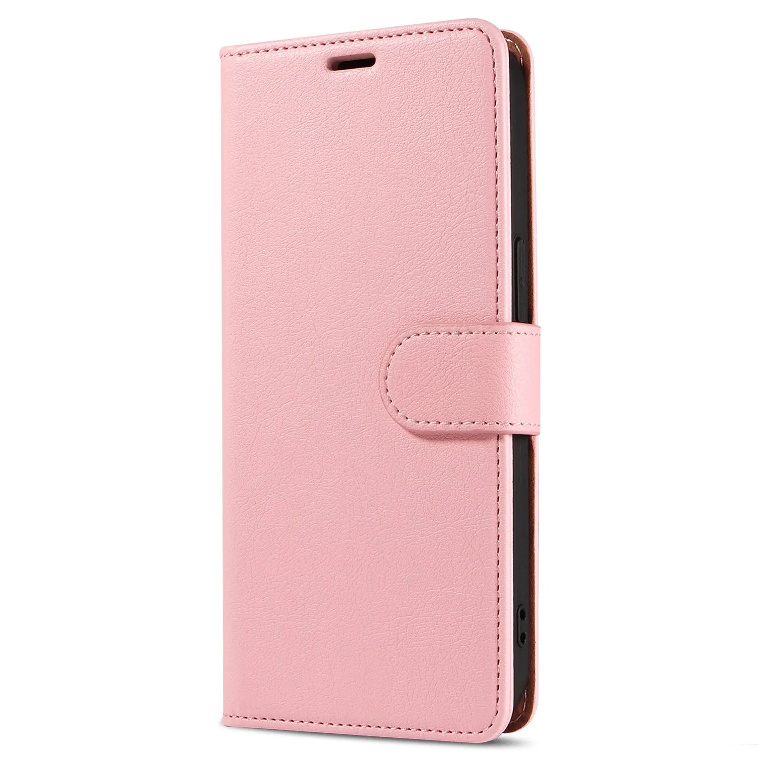 001 For iPhone 15 Pro Max Magnetic Closure Phone Case RFID Blocking Wallet  PU Leather Stand Cover