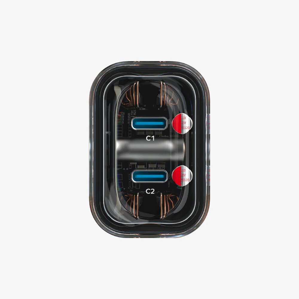 1-Charge Flow 2-Port 35W GaN Charger USB-C