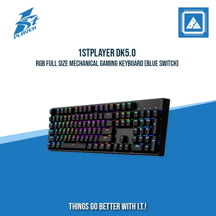 1STPLAYER DK5.0 RGB FULL SIZE MECHANICAL GAMING KEYBOARD (BLUE SWITCH)