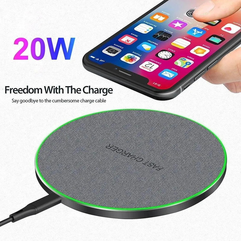 20W Qi Wireless Type C Charging Pad