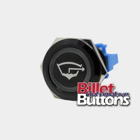 22mm 'BILGE PUMP SYMBOL' Billet Push Button Switch Marine