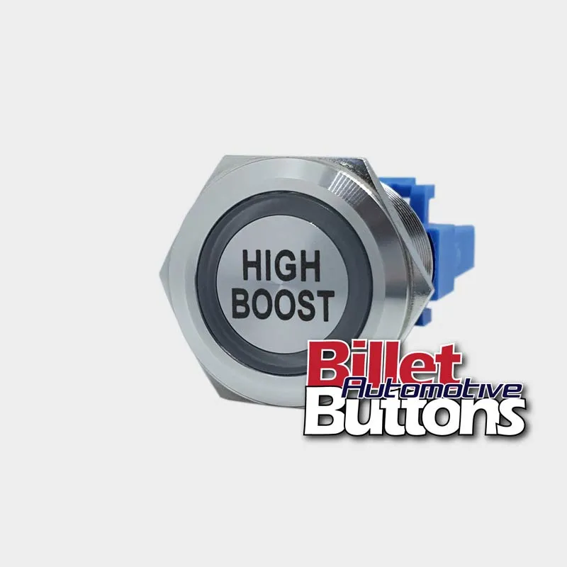 22mm 'HIGH BOOST' Billet Push Button Switch Boost Controller etc