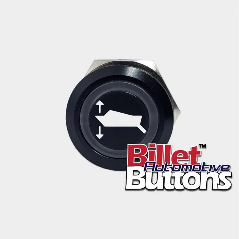 22mm 'TRIM TABS SYMBOL' Billet Push Button Switch Marine Up Down