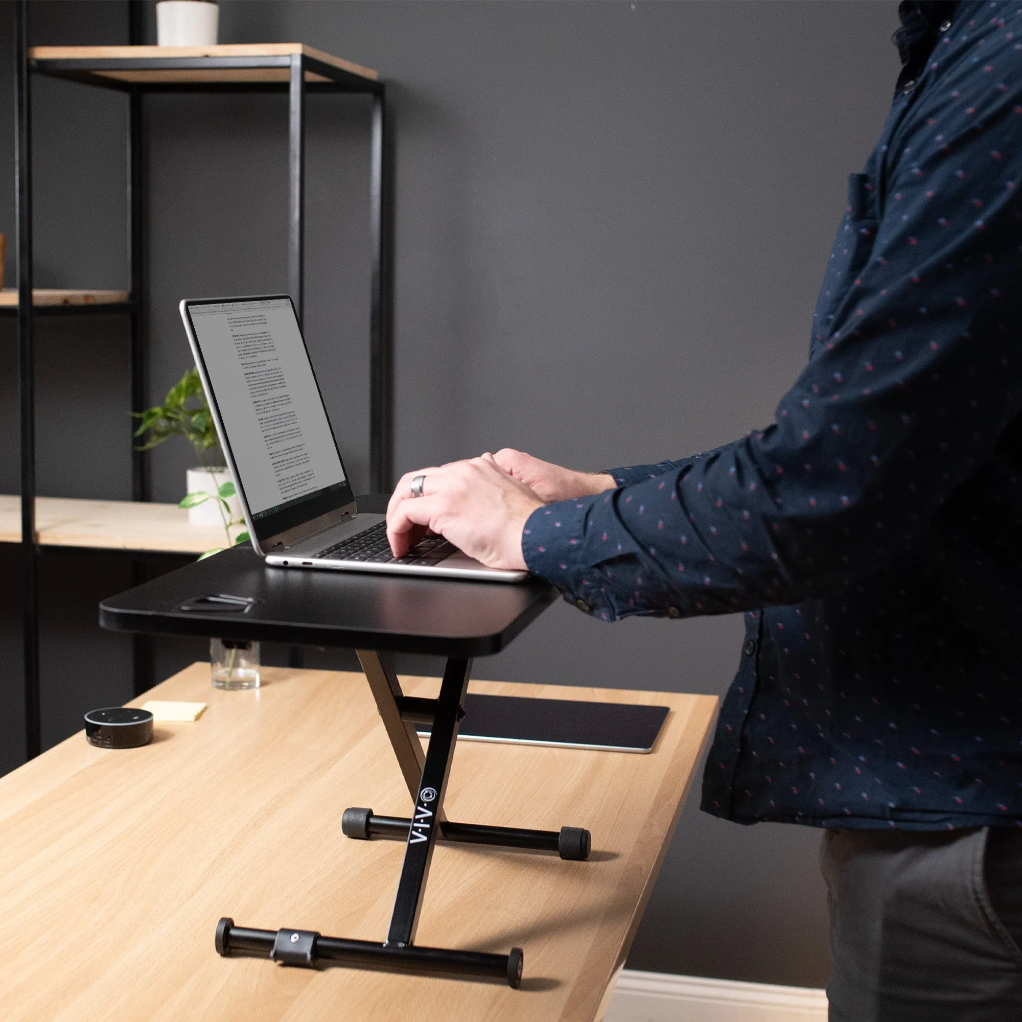 28" Single Top Standing Desk Converter