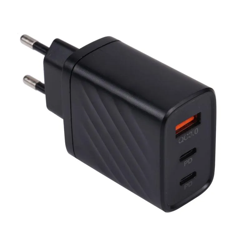 3-in-1 PD20W Fast Charging USB & Type-C Wall Charger with QC3.0