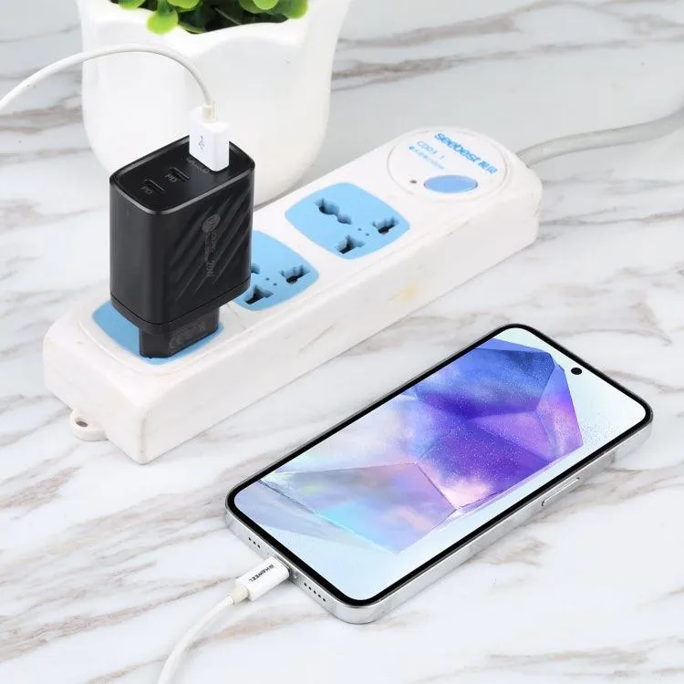 3-in-1 PD20W Fast Charging USB & Type-C Wall Charger with QC3.0