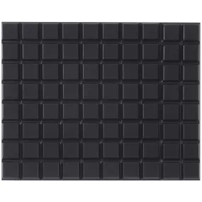 3M™ Bumpon™ Black Square Protective Tape -1/2 x 1/8"