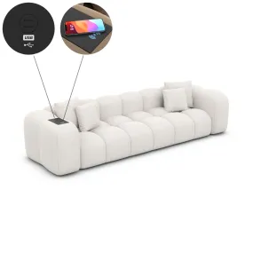 4 Seater Cloud with wireless phone charger and USB