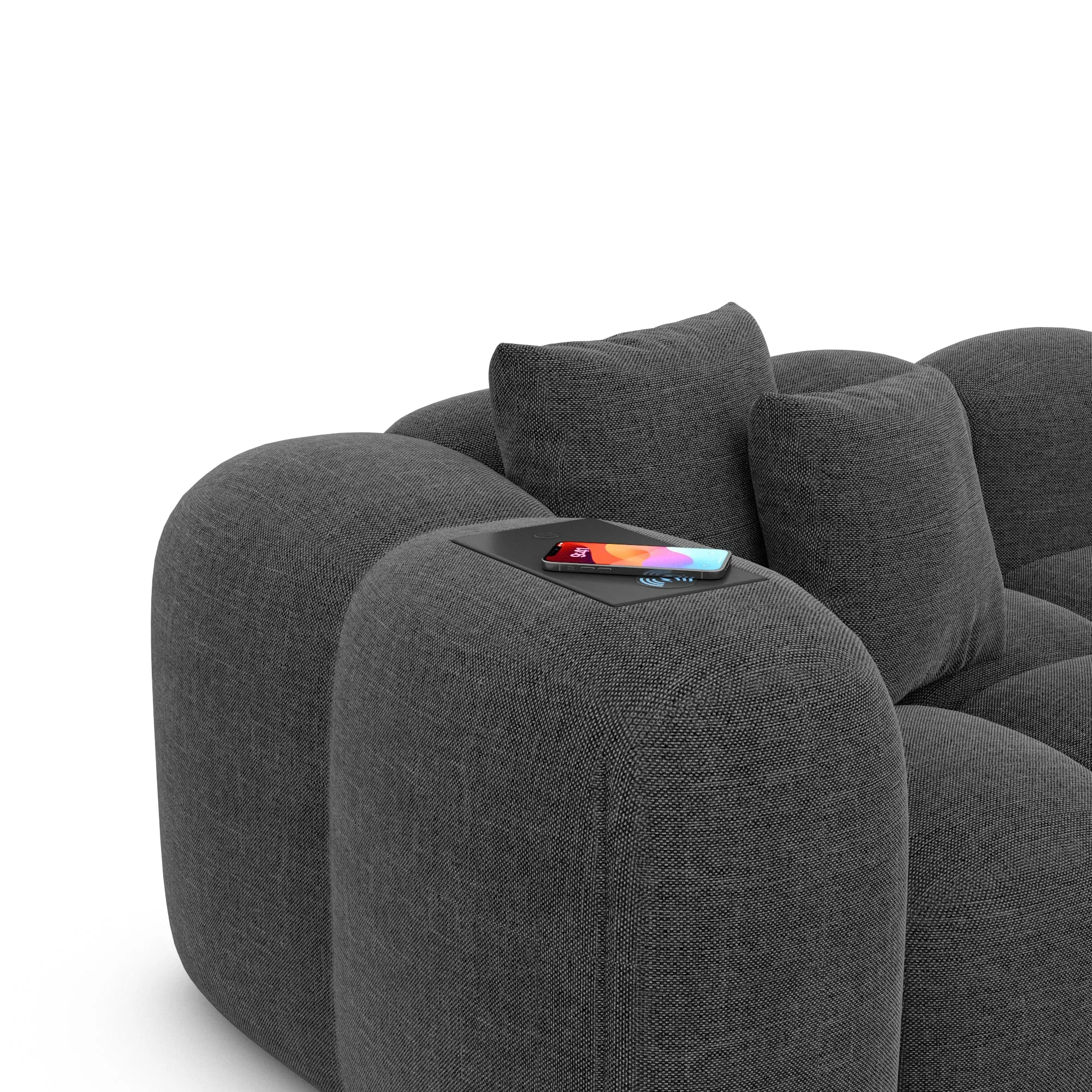 4 Seater Cloud with wireless phone charger and USB