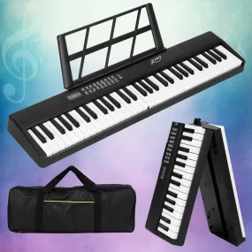 61-Key Foldable Electronic Piano Keyboard, MIDI-USB, Alpha