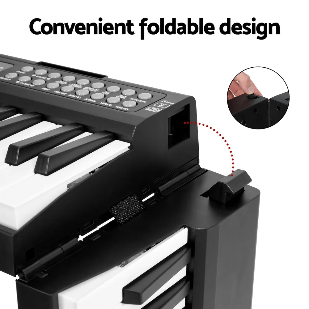 61-Key Foldable Electronic Piano Keyboard, MIDI-USB, Alpha