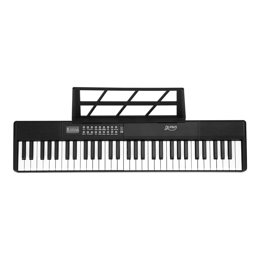 61-Key Foldable Electronic Piano Keyboard, MIDI-USB, Alpha