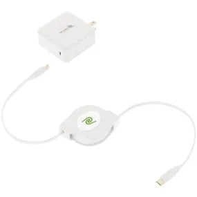 61-Watt USB-C Notebook Charger with Retractable Cable