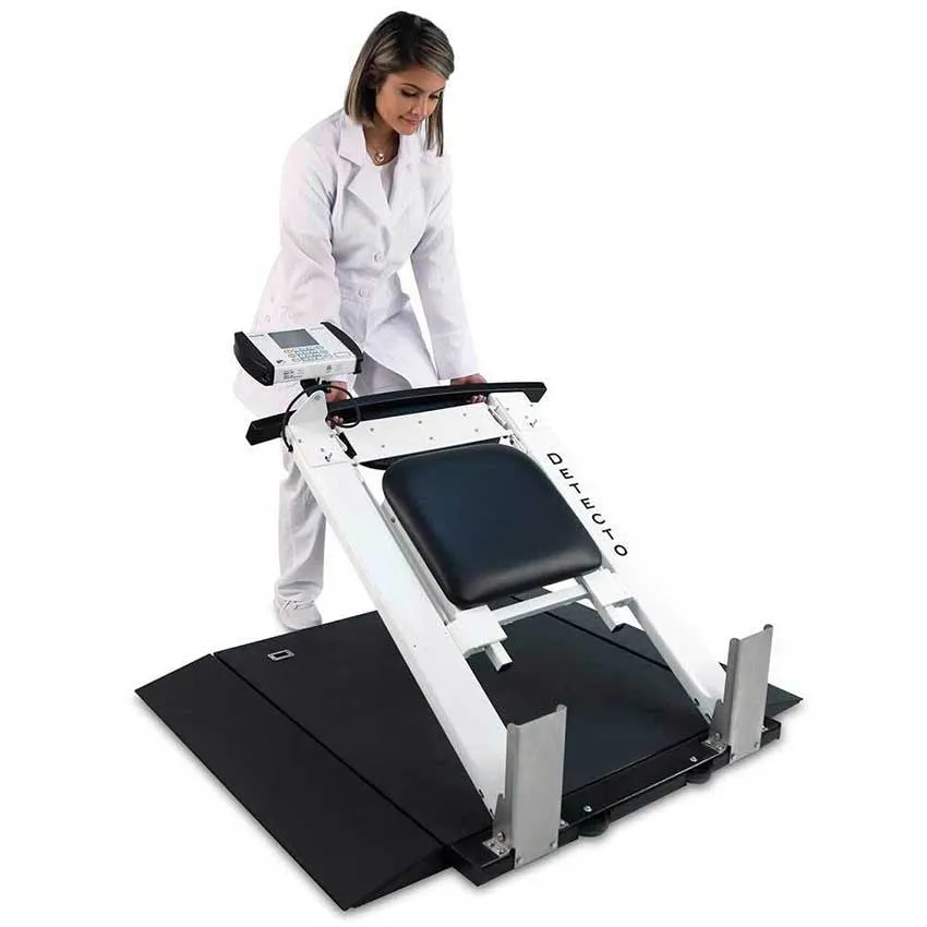 6570 Detecto - Wheelchair Scale - Portable, Folding, Seated - 1000 lbs