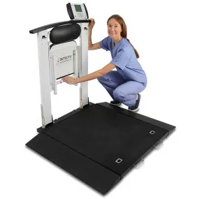 6570 Detecto - Wheelchair Scale - Portable, Folding, Seated - 1000 lbs