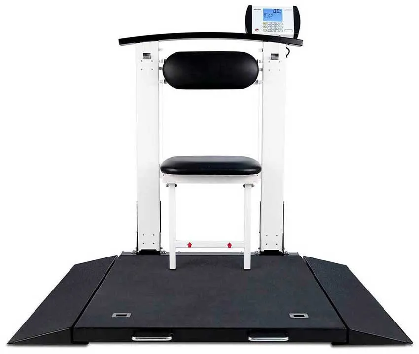 6570 Detecto - Wheelchair Scale - Portable, Folding, Seated - 1000 lbs