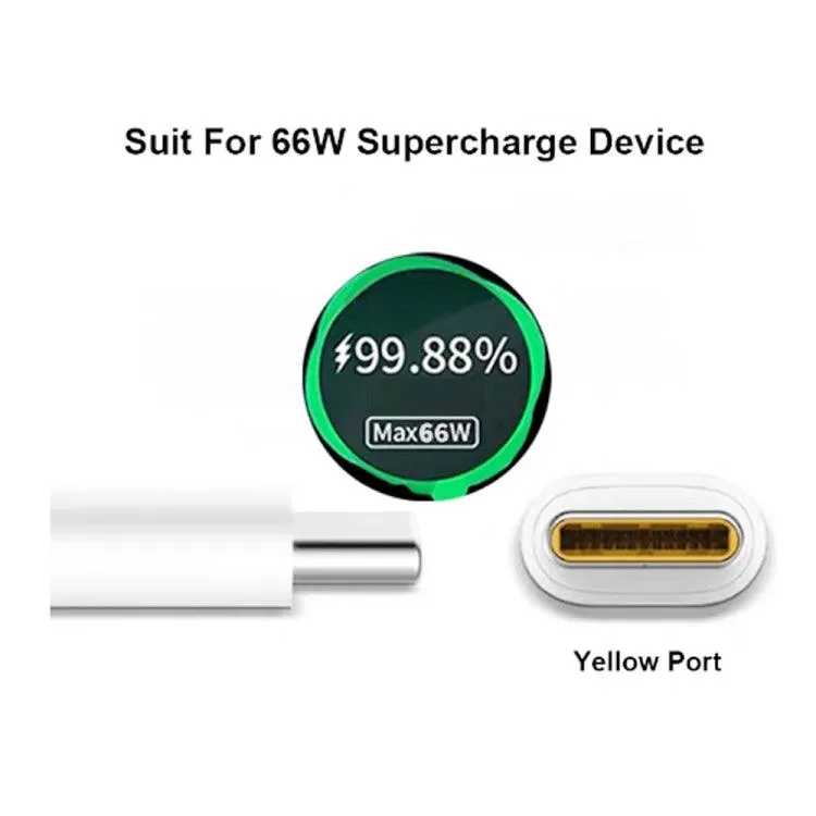 66W USB Fast Charging Travel Charger with Type-C Data Cable - US Plug