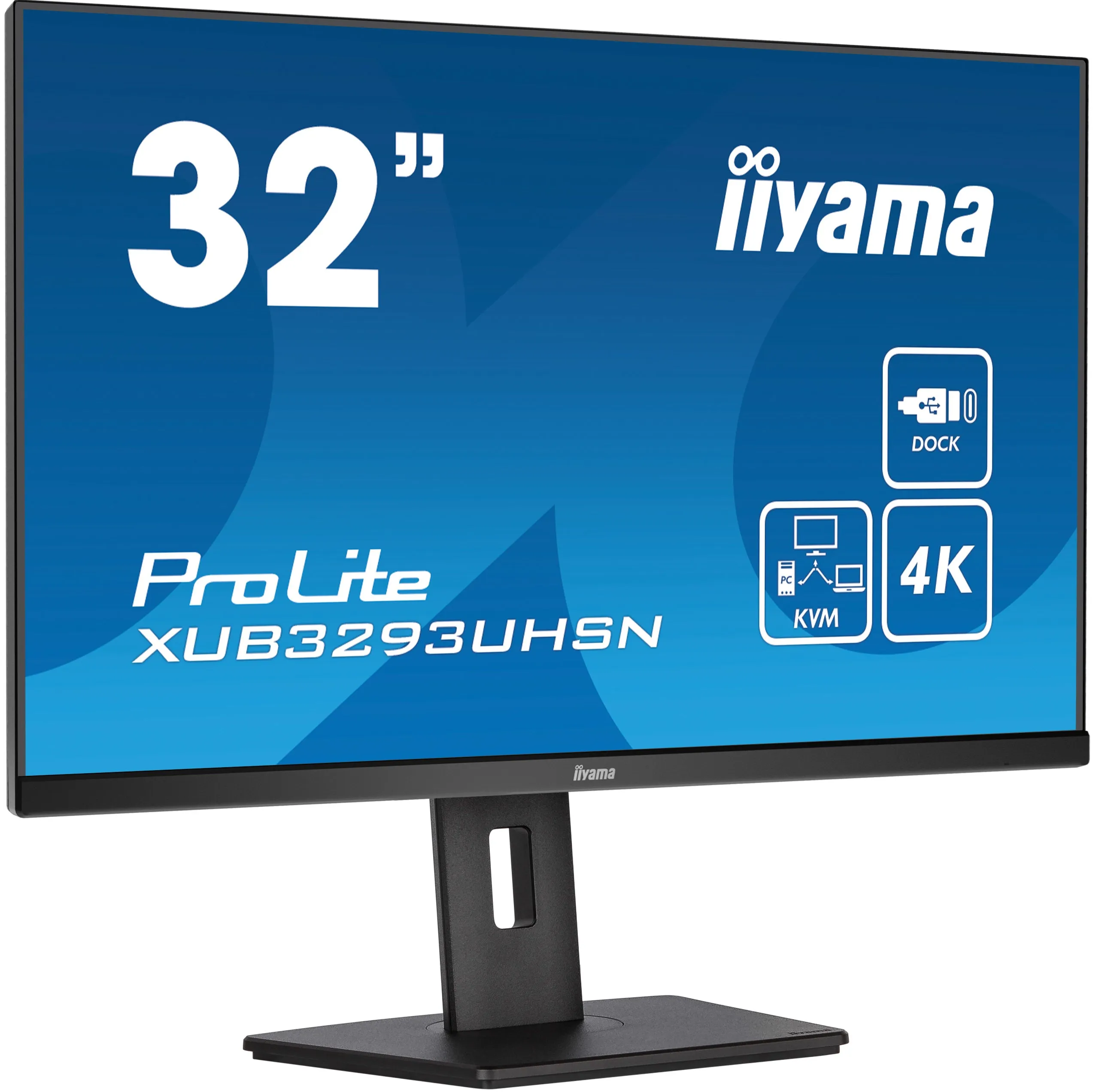 81,3Cm/32'' (3840X2160) Iiyama Lcd Business Xub3293uhsn-B5 Ips 4Ms Hdmi Displayport Usb-C Uhd Black