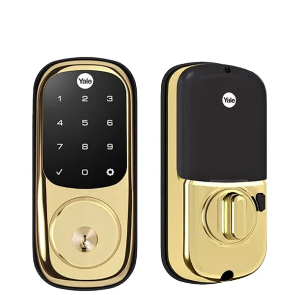 Accentra (Formerly Yale) - YRD226 - Assurance Electronic Deadbolt Lock - Touchscreen - Single Cylinder - 2-3/8" Backset - Schlage "C" Keyway - Optional Smart Connectivity - Keyed Different - Optional Finish - Grade 2