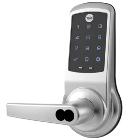 Accentra (Yale) B-MO-NTB622-NR 626 Nextouch Generation 2 Keypad Cylindrical Lock, Capacitive Touchscreen, Monroe Lever, SFIC Prep Less Core, Satin Chrome