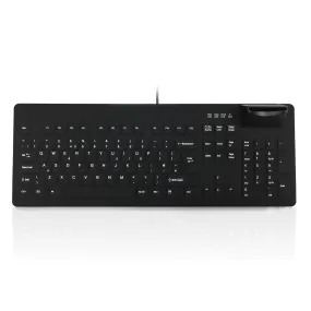 Accuratus KYB500-AC104SU Fully sealed keyboard with integrated GemCore smart card Reader