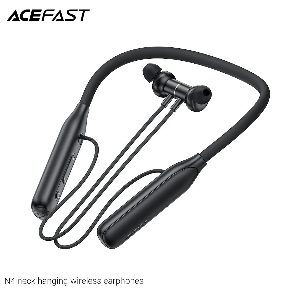 Acefast N4 Neck Hanging Wireless Earphones - Black