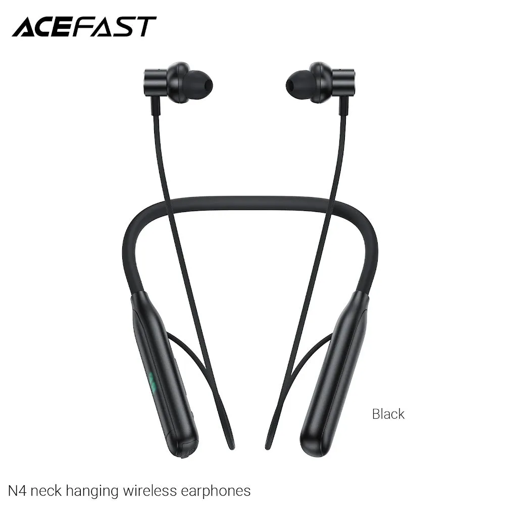 Acefast N4 Neck Hanging Wireless Earphones - Black