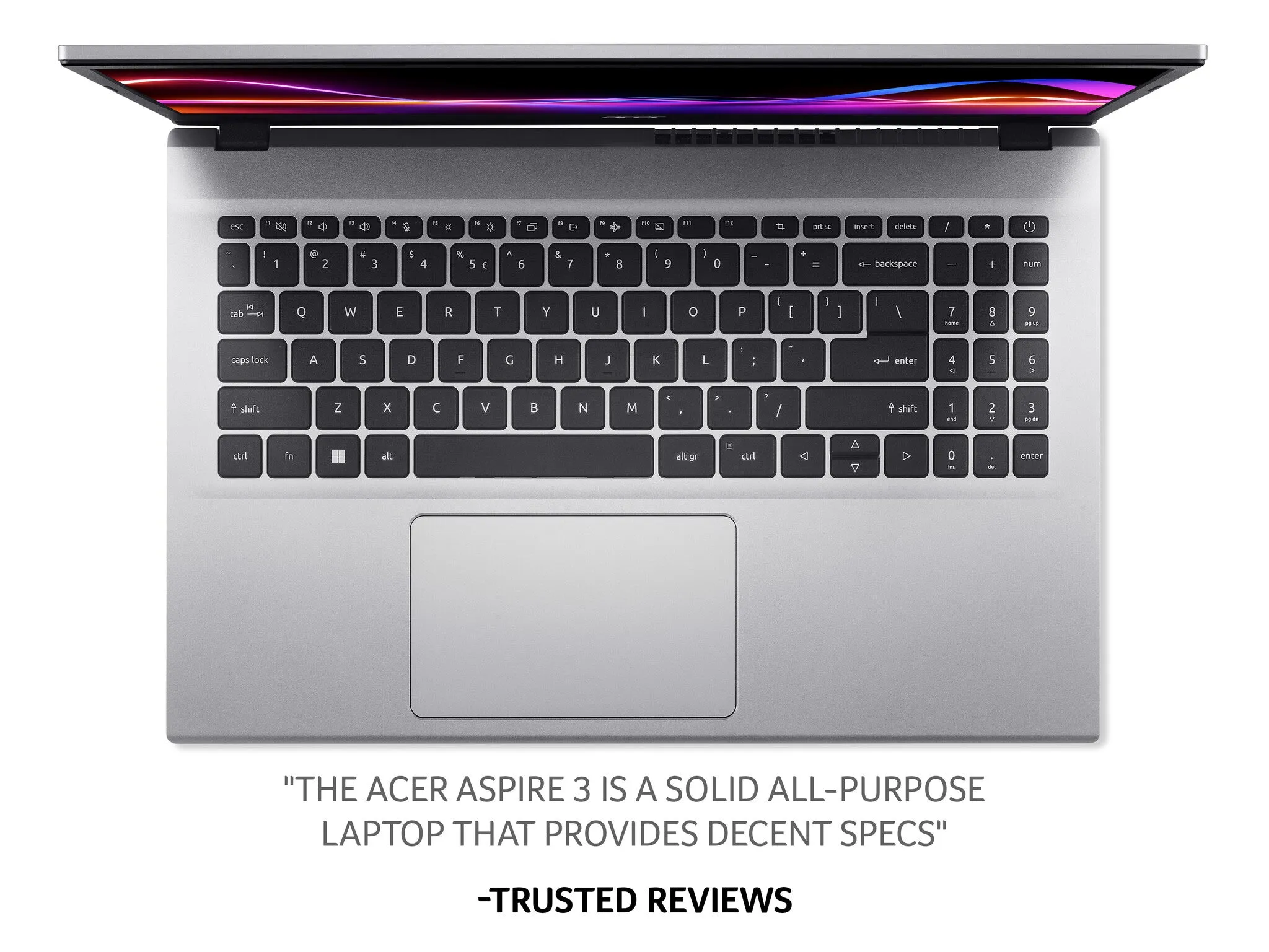 Acer Aspire 3 A315-59 Laptop - Intel Core i5-1235U, 8GB, 512GB SSD, Integrated Graphics, 15.6" Full HD, Windows 11, Silver