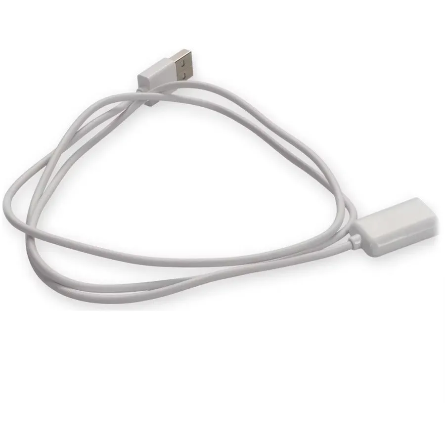 AddOn 3m USB 2.0 (A) Male to USB 2.0 (B) Female White Cable USBEXTAB3MMFW