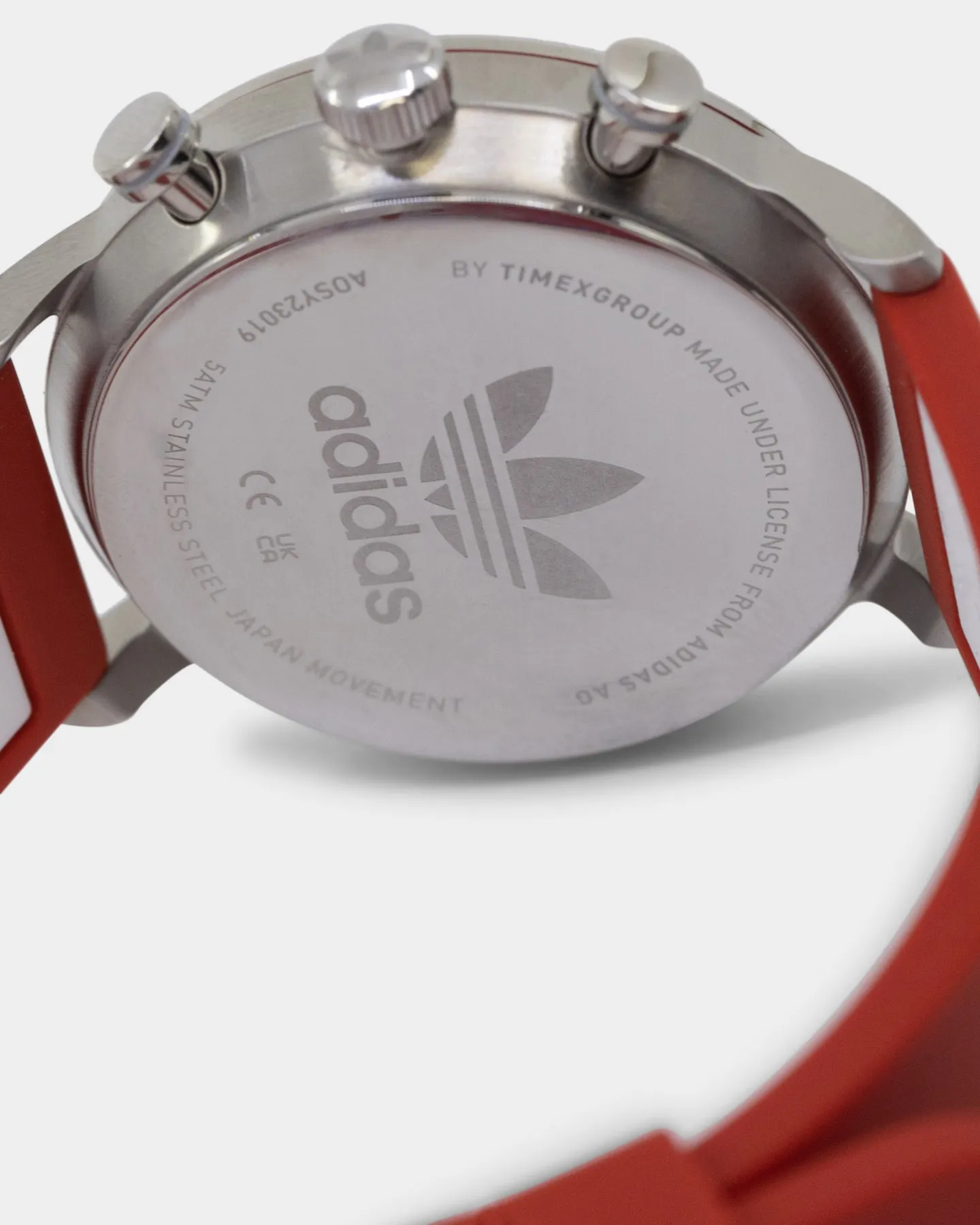 Adidas Code One Chronograph Watch Silver-Tone Stainless Steel