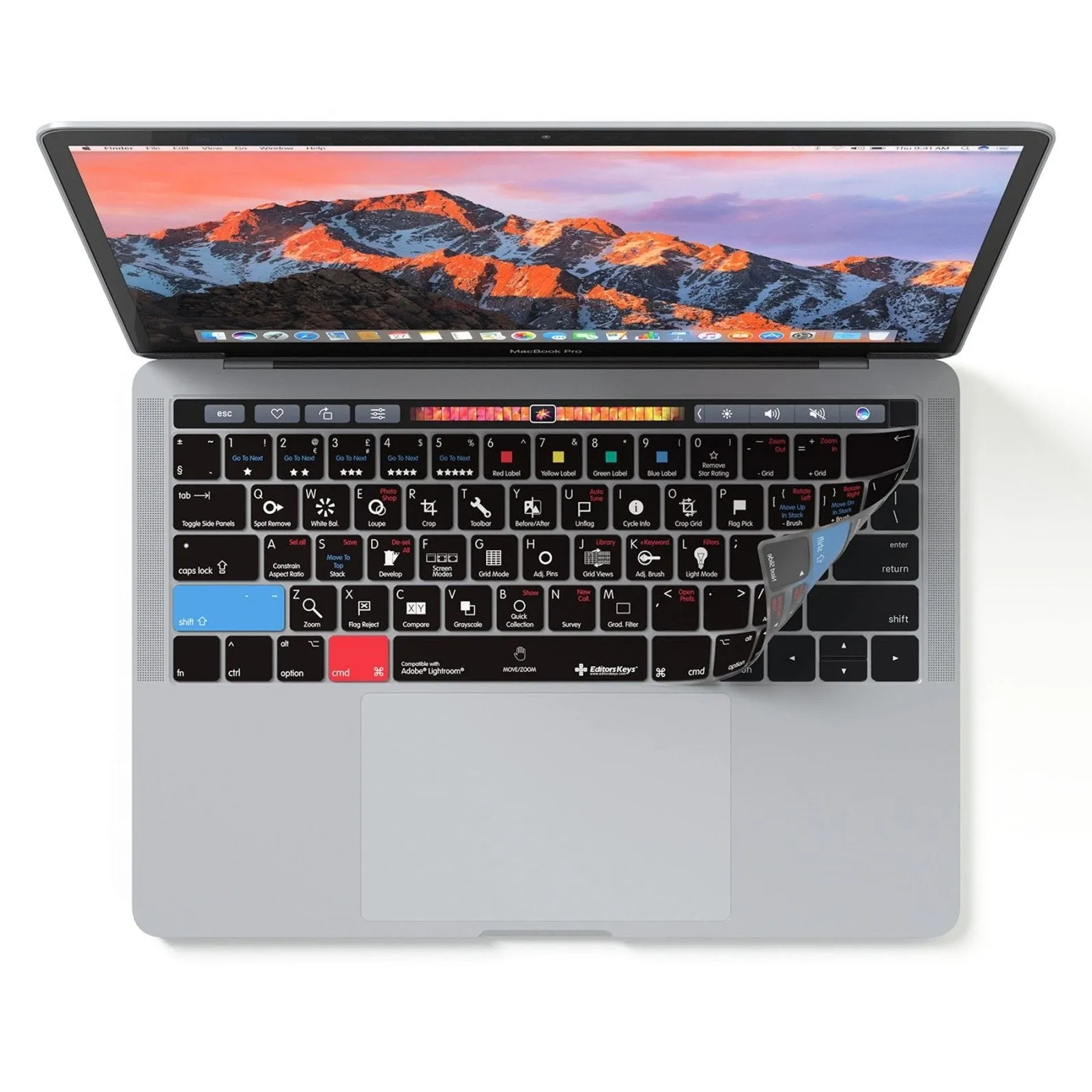 Adobe Lightroom Keyboard Covers for MacBook and iMac