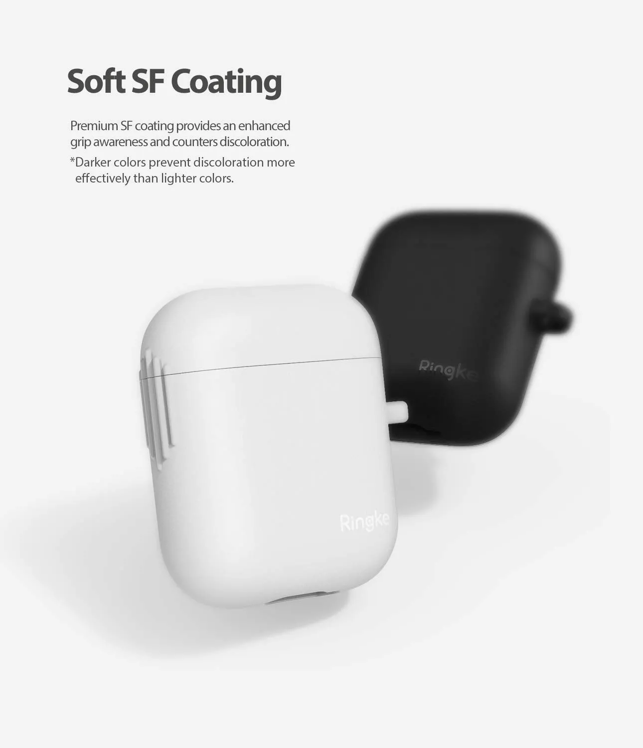 AirPods case (2019) Case Pouch | Silicone - White