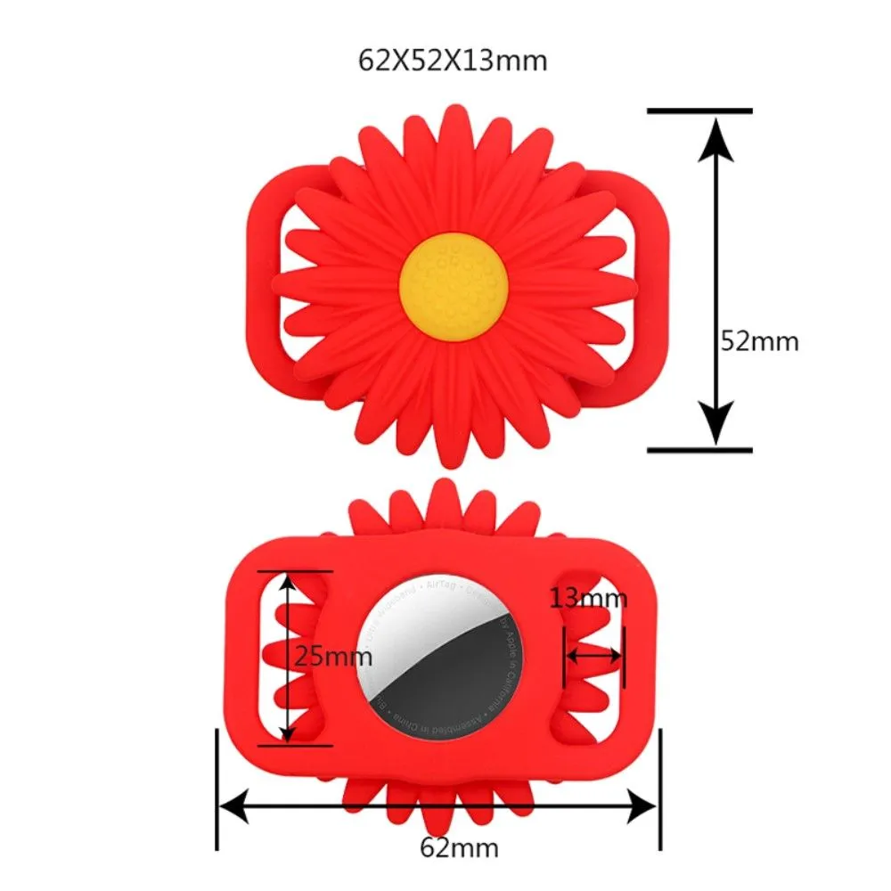 AirTags daisy flower silicone cover - Yellow