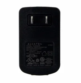 Alcatel (5V/1A) Single USB Wall Charger Travel Adapter - Black (S005UU0500100)