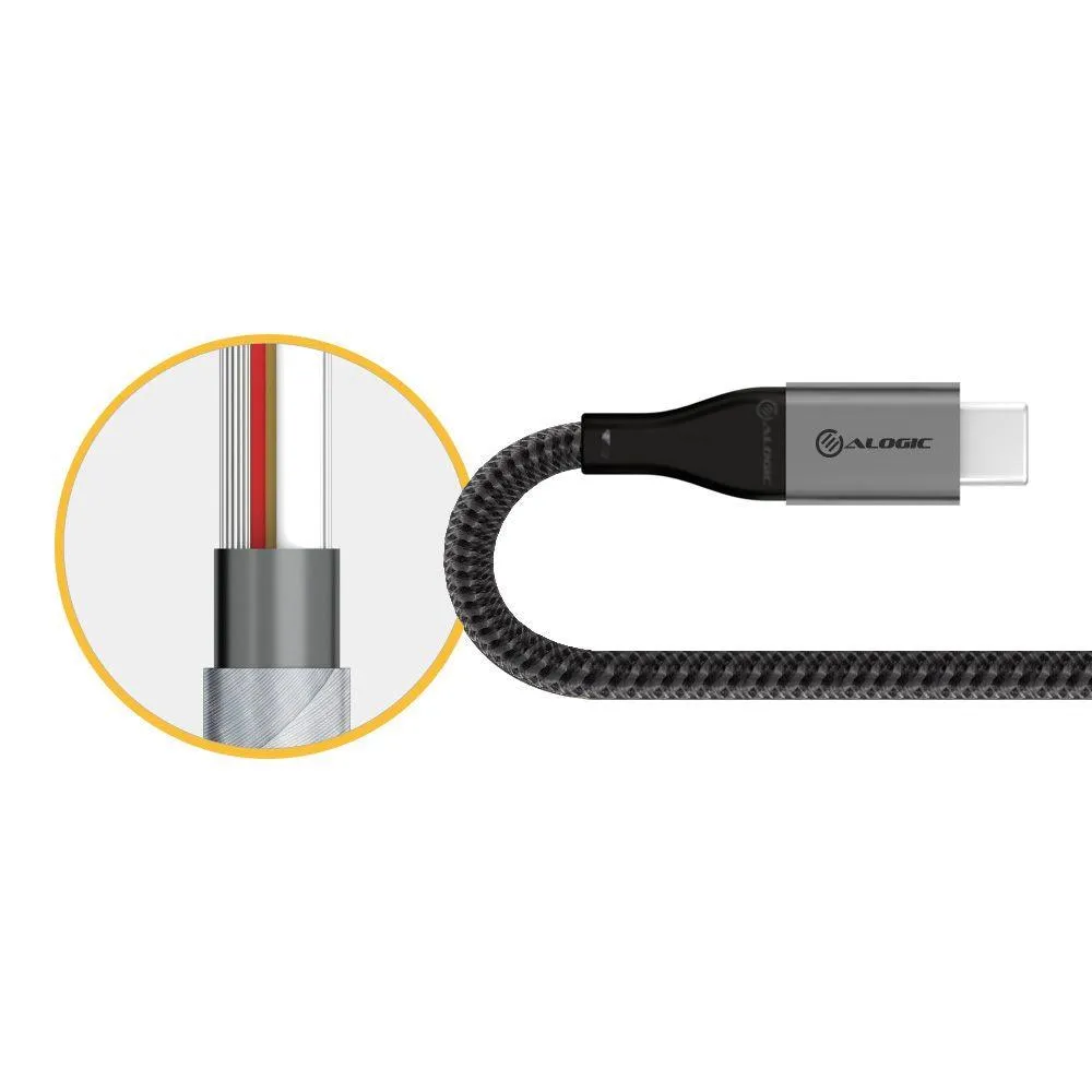 ALOGIC USB 2.0 | USB-C - USB-A | M|M | 480Mbps | 0.3 m (ULCA2030-SGR)