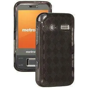 Amzer Luxe Argyle Skin Case - Smoke Grey