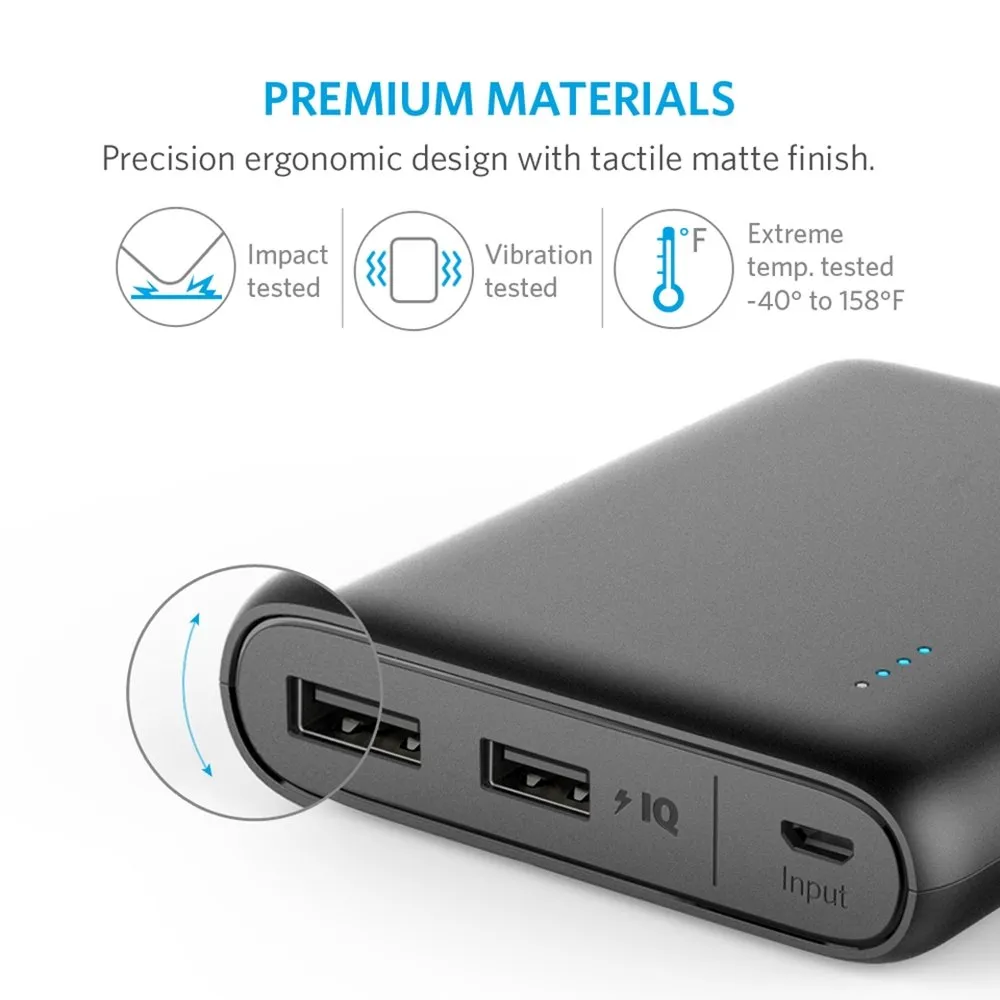 Anker PowerCore 13000mAh 3A 2 Port USB External Battery