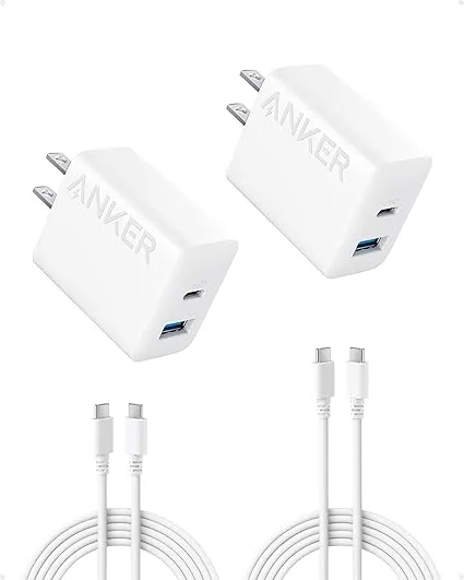 Anker select charger (20w 2-port) with usb-c cable 1.5m