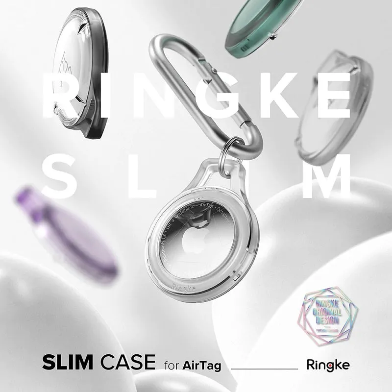 Apple Airtag Slim Smoke Black Case By Ringke