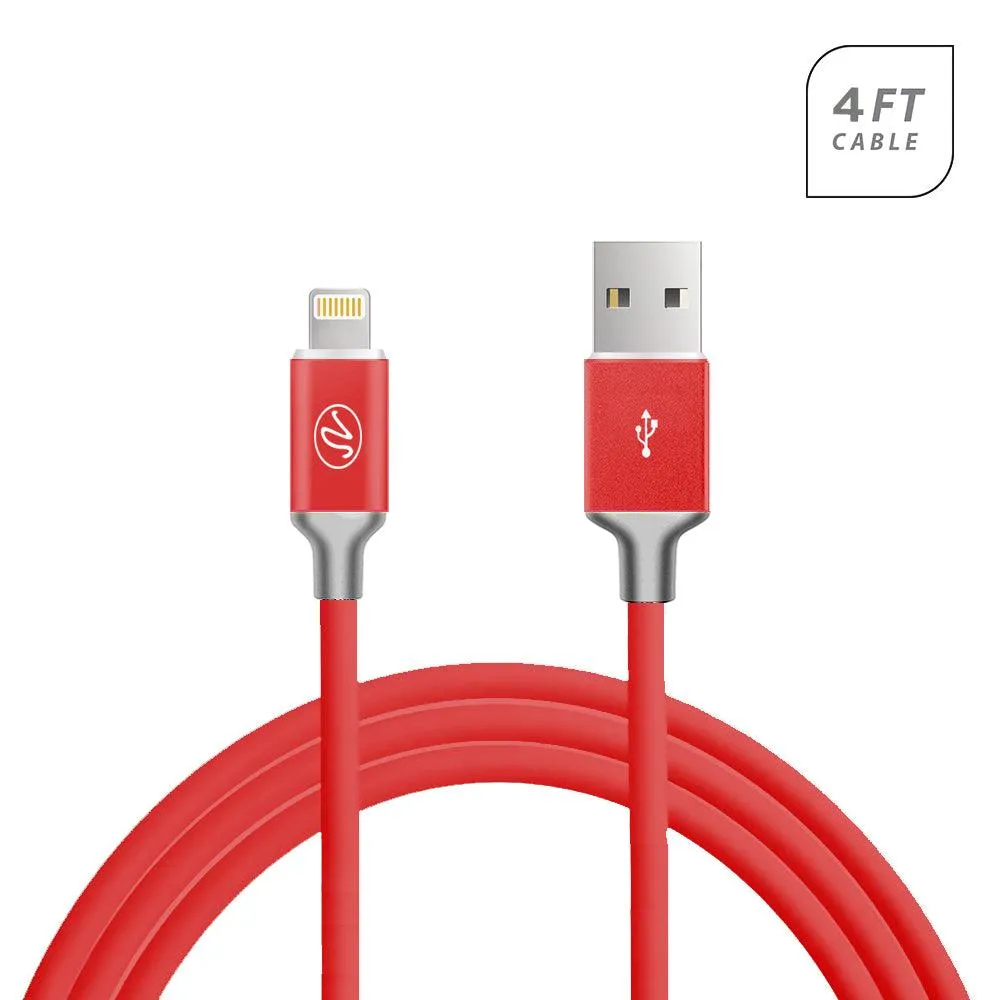 Apple iPhone 6 / 6S Plus USB Round Data Charger Cable 4 Feet by Modes