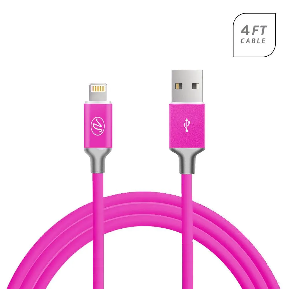 Apple iPhone 6 / 6S Plus USB Round Data Charger Cable 4 Feet by Modes