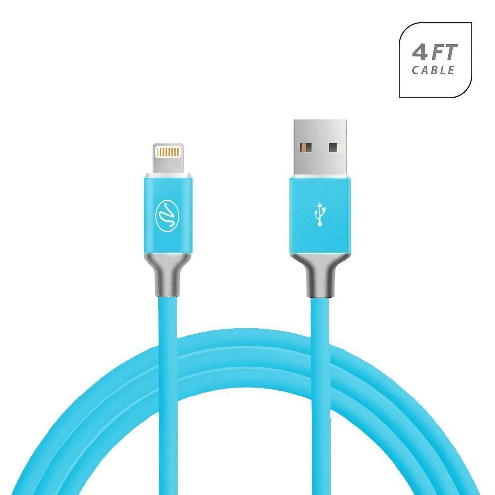 Apple iPhone 6 / 6S Plus USB Round Data Charger Cable 4 Feet by Modes