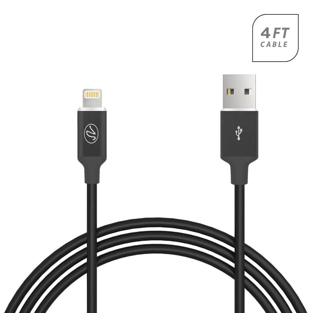 Apple iPhone 6 / 6S Plus USB Round Data Charger Cable 4 Feet by Modes