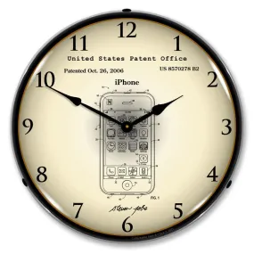 Apple iPhone Patent Backlit LED Clock