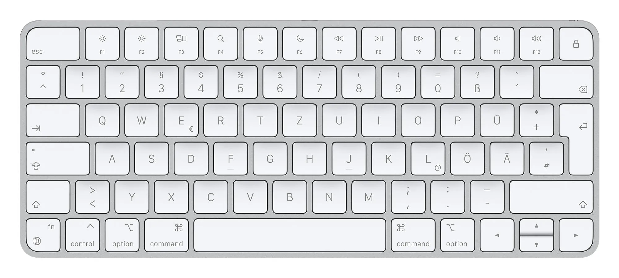 Apple Magic Keyboard - Tastatur - Bluetooth - Qwertz - Aluminium White