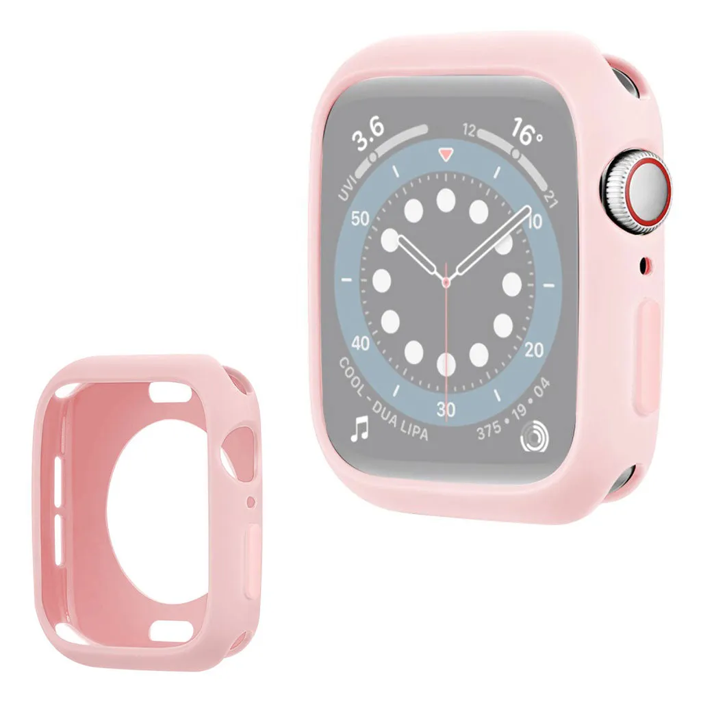 Apple Watch Series 3/2/1 38mm candy color silicone frame - All Pink