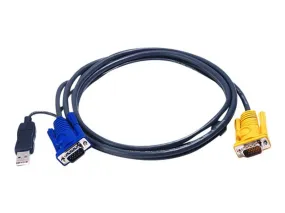 Aten 2L-5202Up - Keyboard / Video / Mouse (Kvm) Cable - 1.8 M