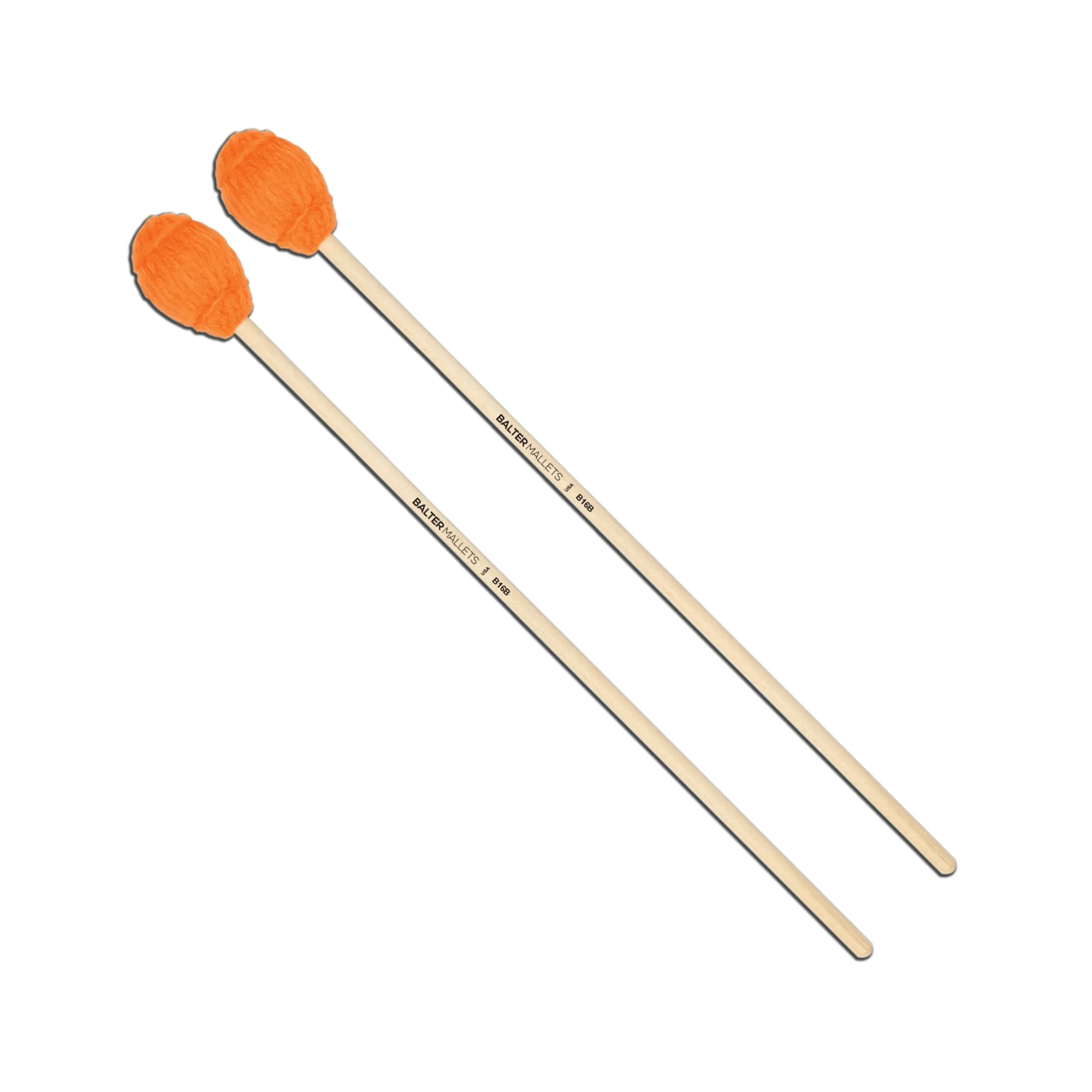 B16 - Ensemble - Extra Soft, Orange Yarn Mallets