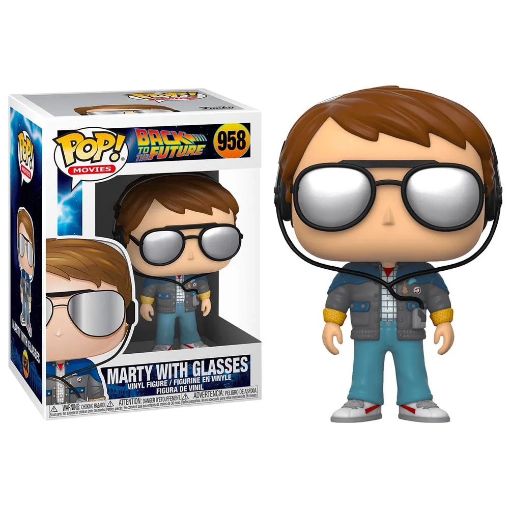 Back to the Future Pop! Vinyl Figure Marty McFly with Glasses [958]